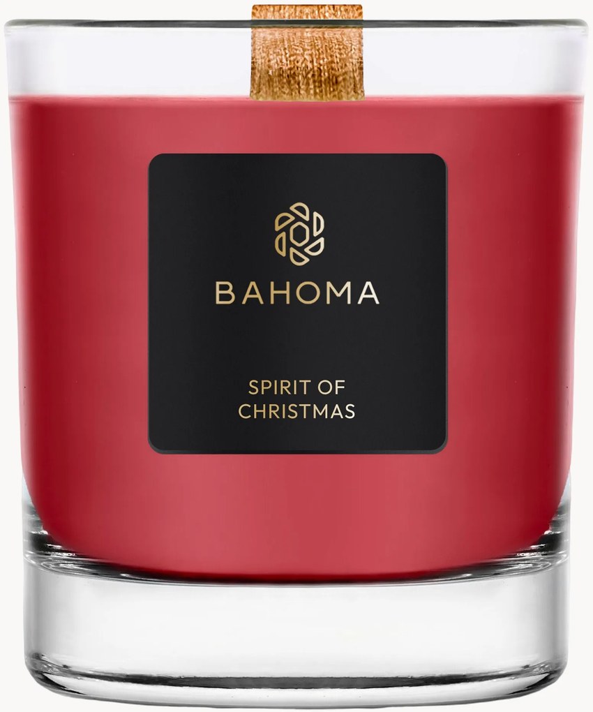 Handgemaakte geurka Kaars Sprit of Christmas (cassis, kruidnagel & amber)