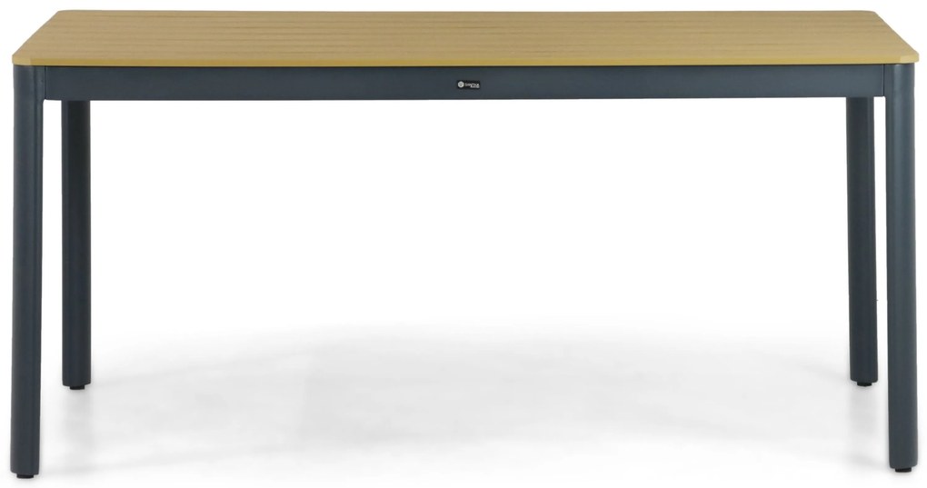 Dining Tuintafel rechthoekig 160 x 91,5 cm Aluminium Grijs Santika Mind