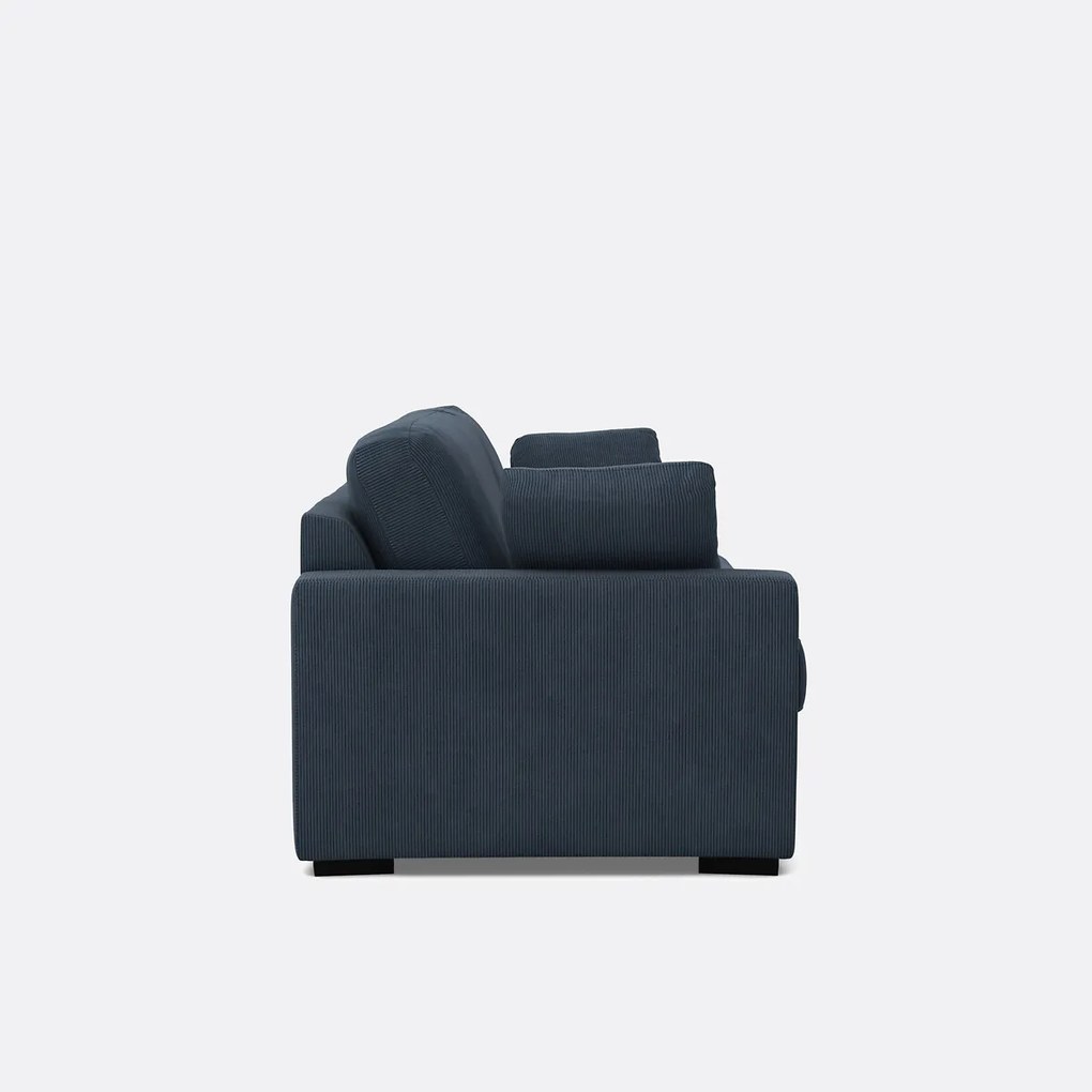 Slaapbank van fijn ribfluweel, Bultex, Timor
