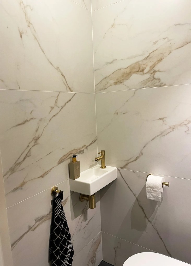 Vloertegel 60x120 Cm Cifre Diamond Gold Mat