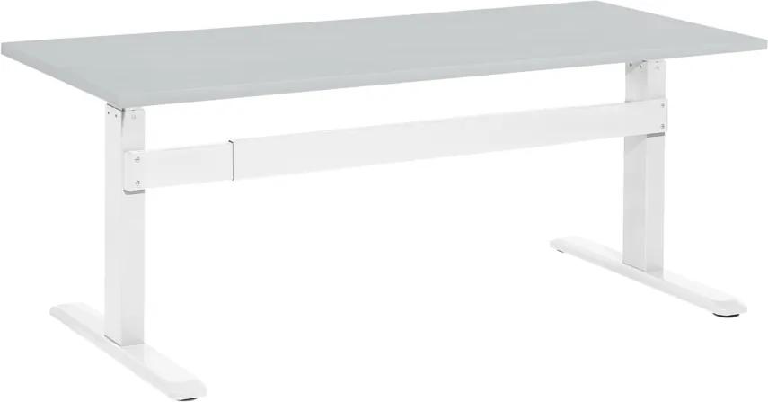 Bureau elektrisch verstelbaar grijs/wit 160 x 72 cm UPLIFT