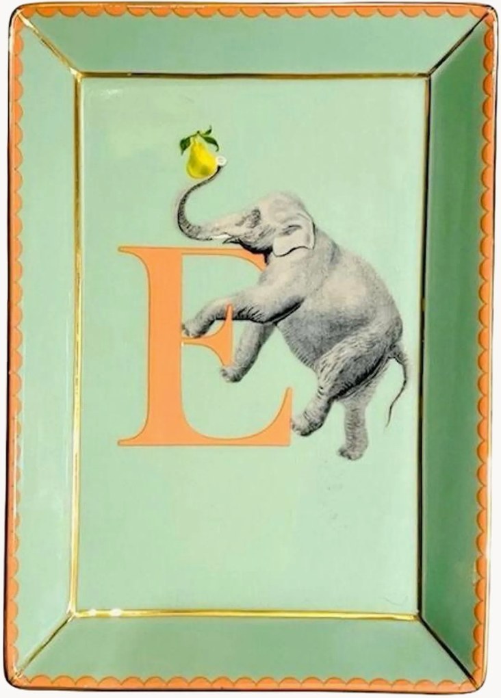 Decoratief dienblad Elephant van Fine Bone China