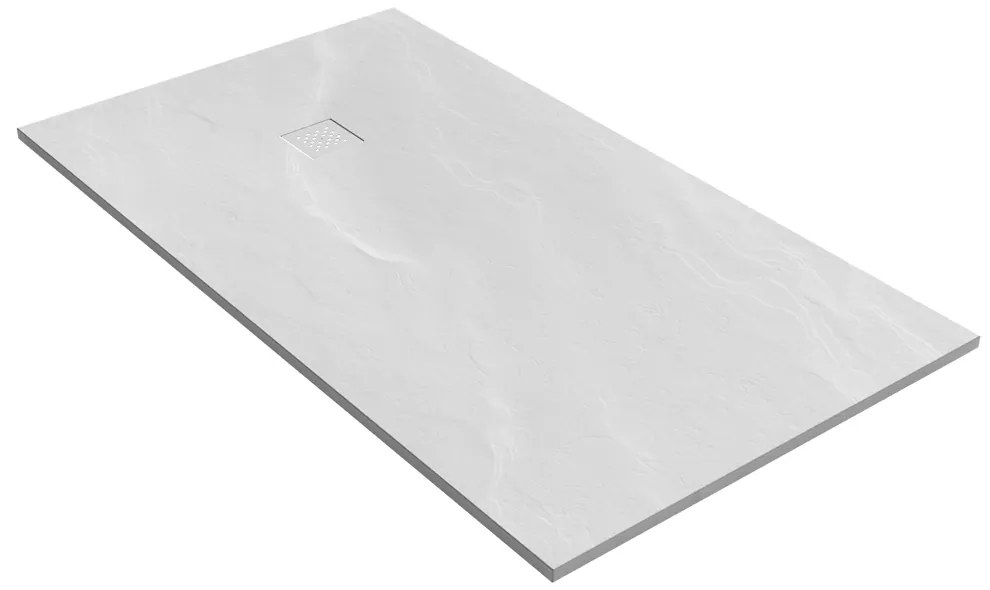 Brauer Crag douchebak 100x180x3cm mat wit