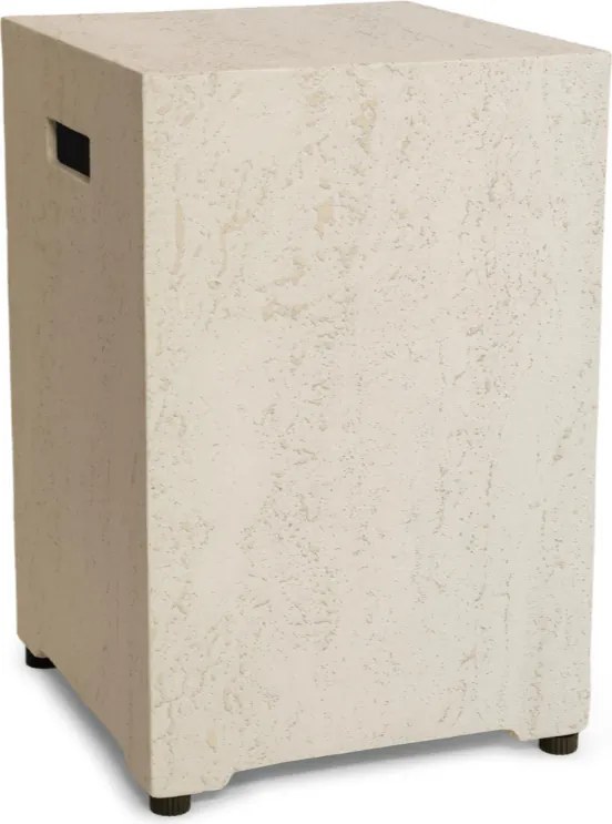 Happy Cocooning Enclosure gasfles cover vierkant 40x40xH55 cm travertine