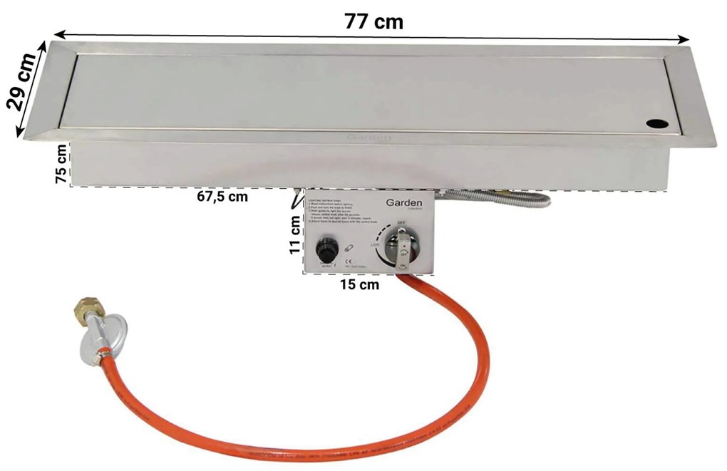 Tuinset 6 personen 220 cm Aluminium/Teak/Kunststof /Aluminium/teak Wit Hartman Sophie