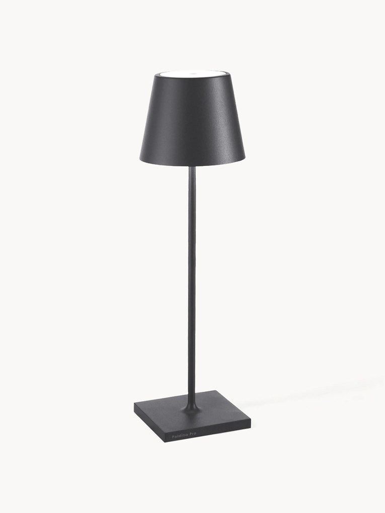 Draagbare LED tafellamp Poldina Pro Micro, dimbaar