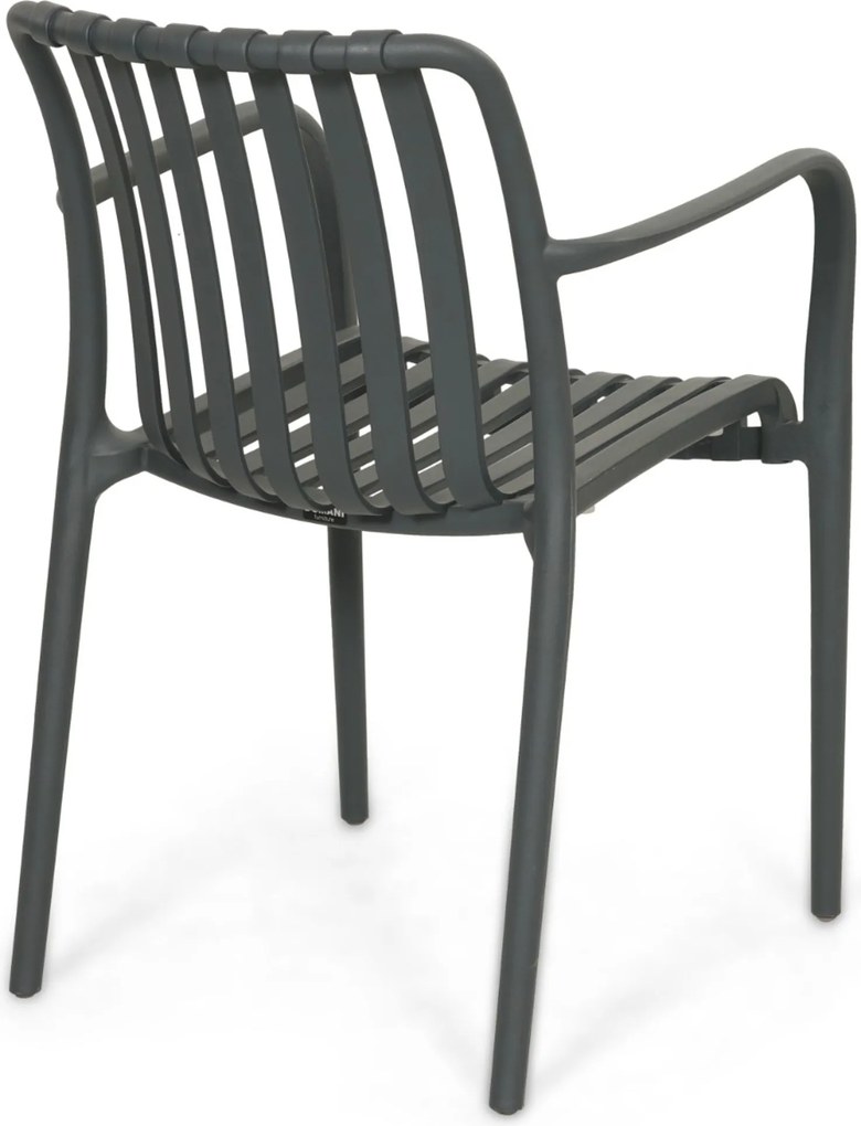 Tuinset 6 personen 240 cm Kunststof Grijs Domani Furniture Alba/Lunea