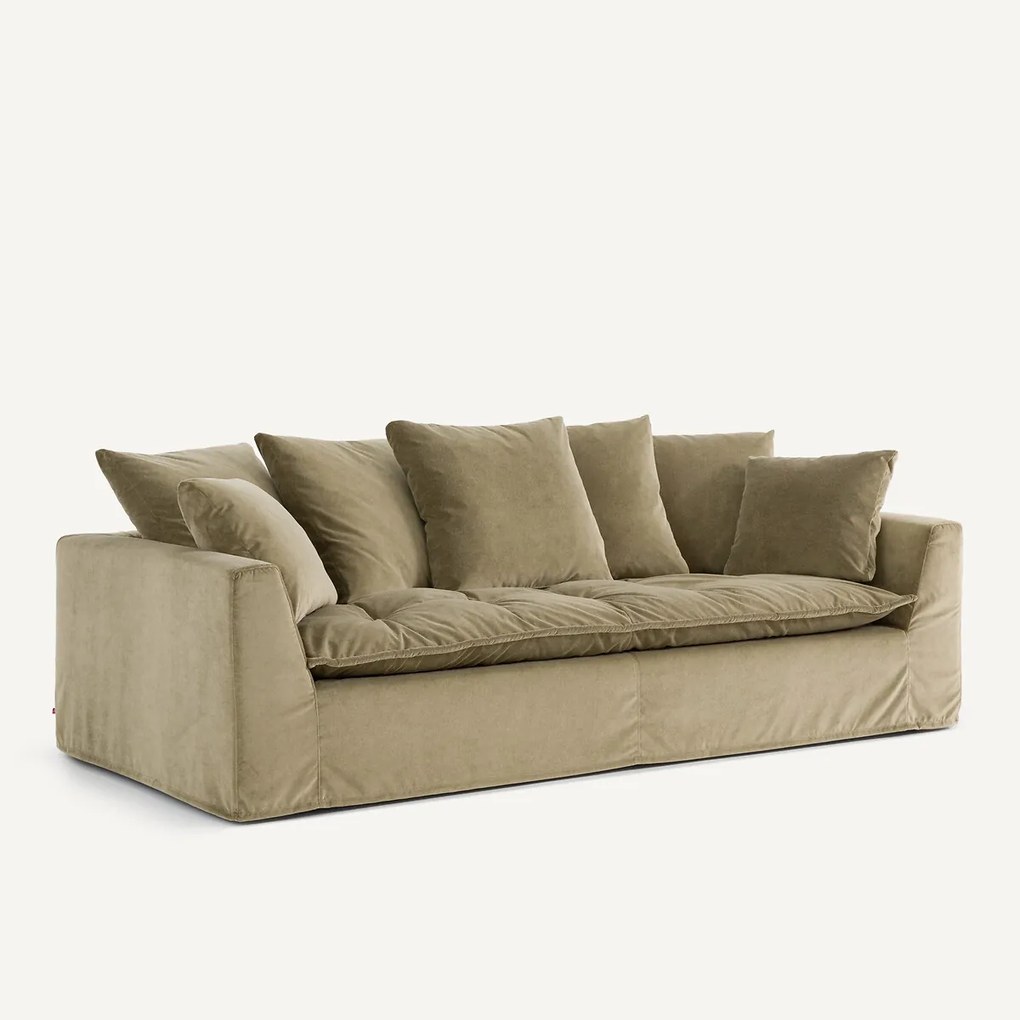 Zitbank fluweel-linnen, Otavia