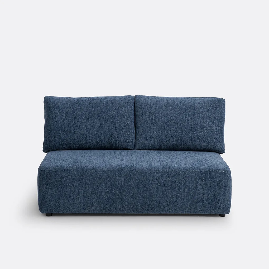 Modulaire 2-zitsbank Monica in gemêleerd chenille