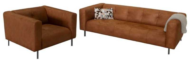 Fauteuil - Almada - leer Bull cognac 28