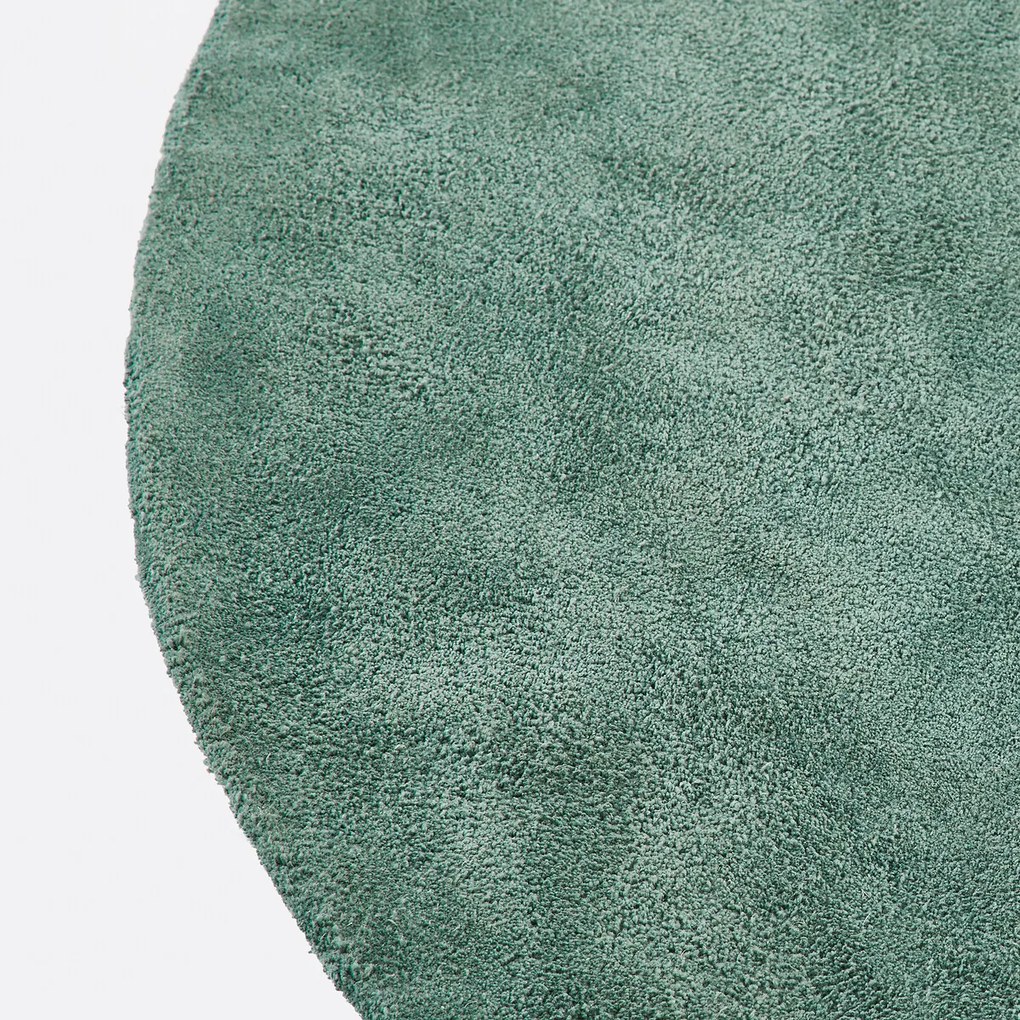 Rond vloerkleed in getuft kant Renzo, groot model