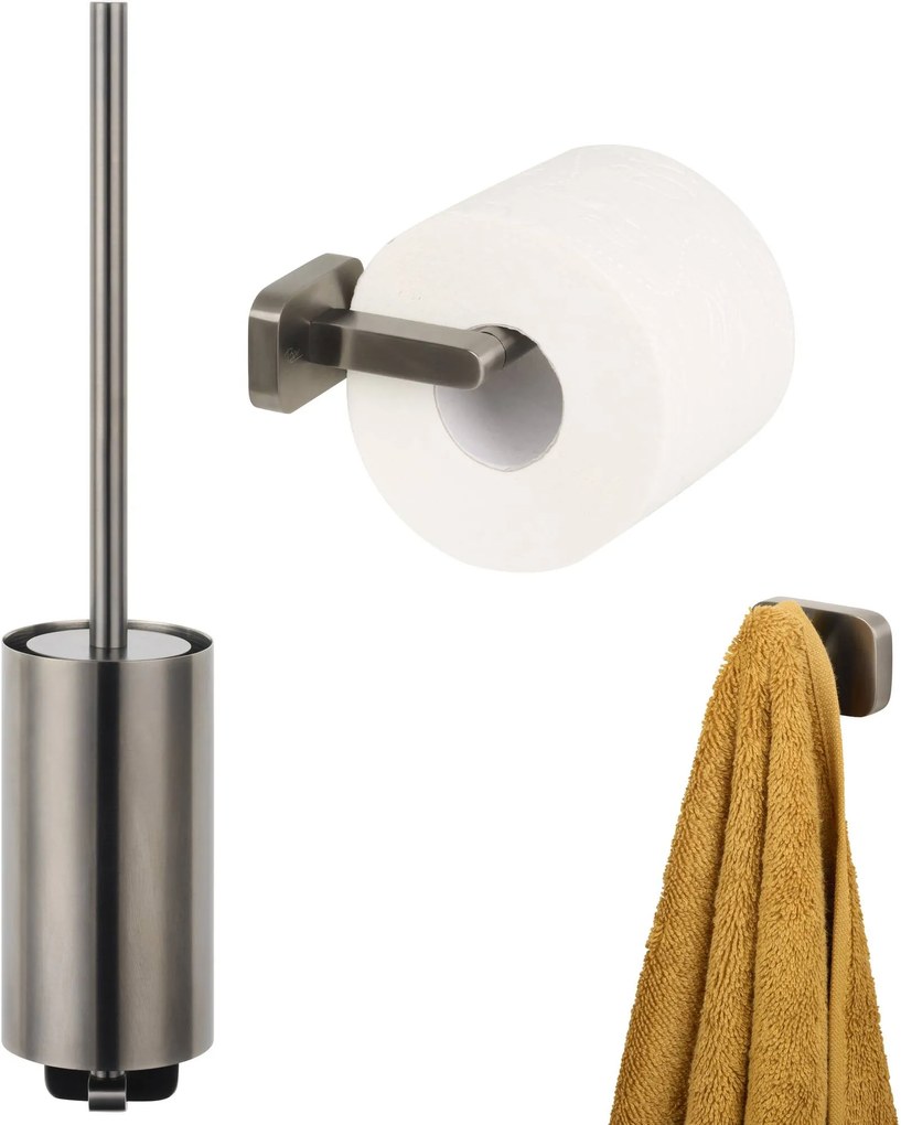 Ben Mykanto toiletset 3-delig geborsteld zwart