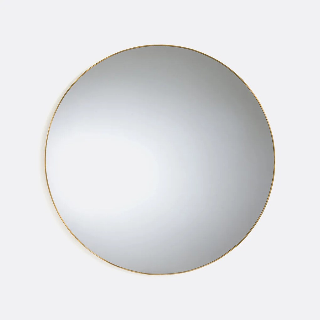 Ronde spiegel in staal Ø 70 cm, Uyova