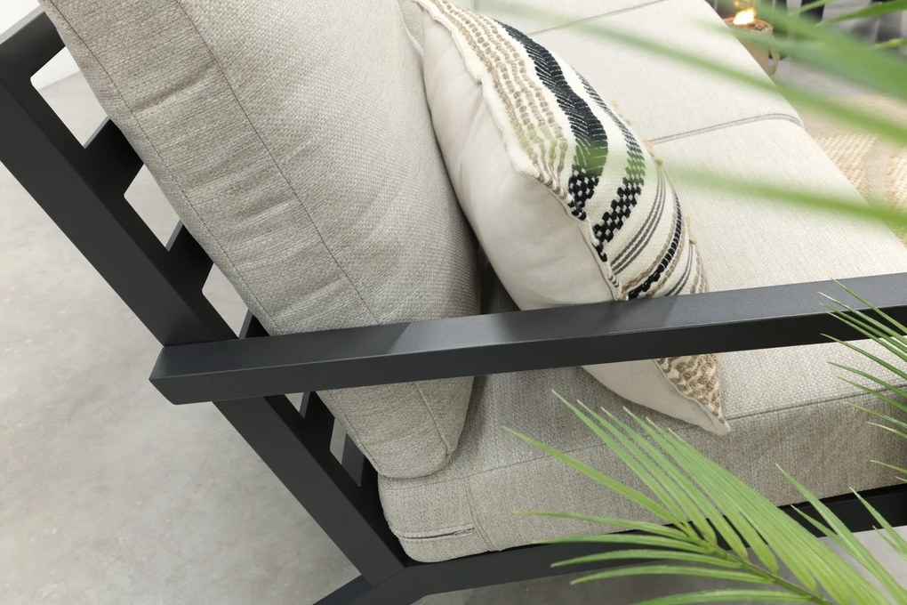 Boston stoel bank (3-zits) loungeset - 3-delig