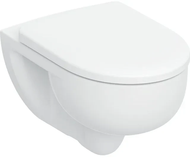 Geberit Renova Wandclosetset - 54x35.5cm - diepspoel - rimless - TurboFlush - softclose en quickrelease zitting - glans wit 503.062.00.1