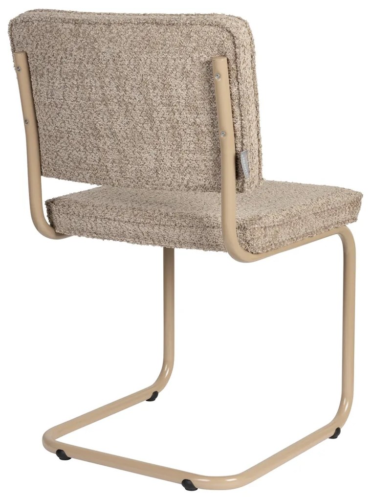 Zuiver Ridge Soft Retro Design Stoel Teddy Beige