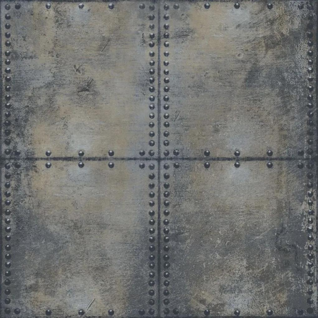 Noordwand Urban Friends & Coffee Behang betonblokken grijs en zwart