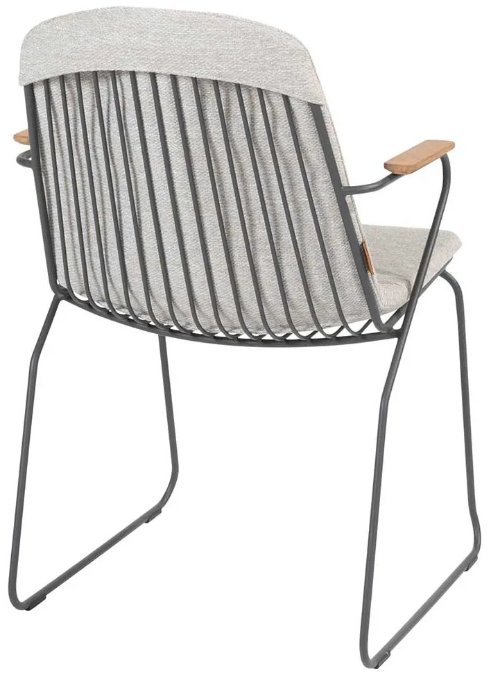 4 Seasons Outdoor Veneto stapelbare tuinstoel - antraciet