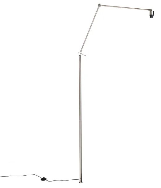Verstelbare arm staal zonder voet voor vloerlamp - Editor Modern E27 Binnenverlichting Lamp