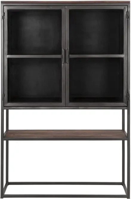 Must Living Baboon Houten Vitrinekast - 90x40x140cm.