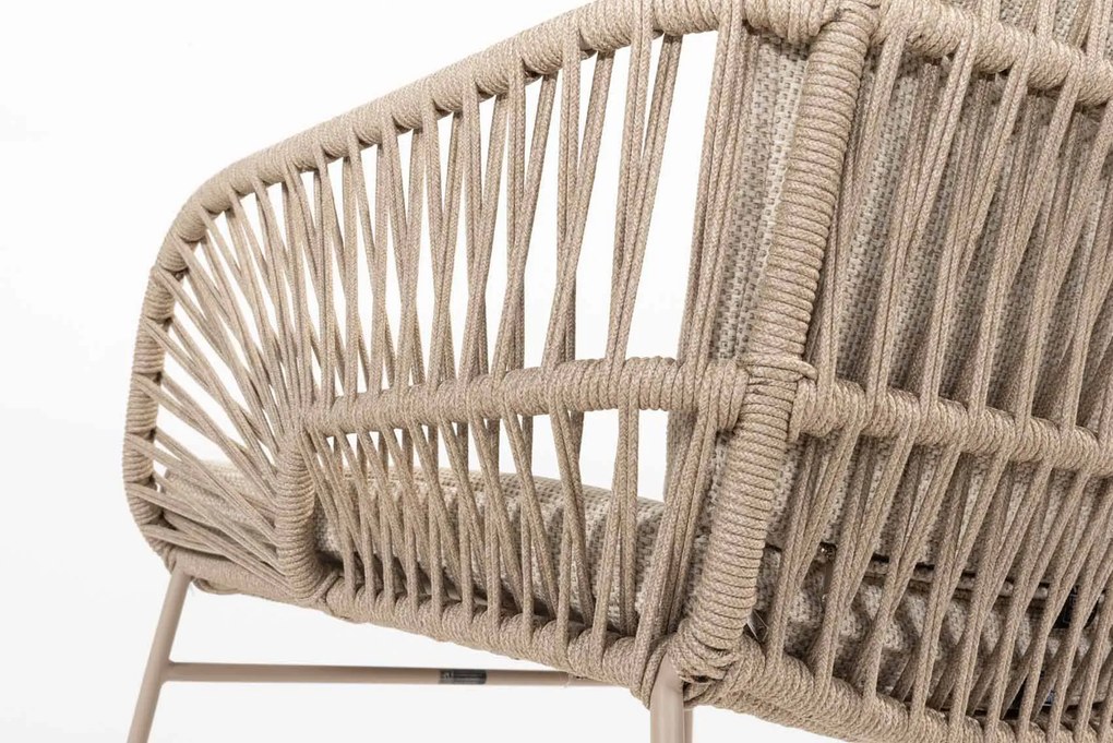 4 Seasons Outdoor Murcia tuinset latte met Minerva tafel met Robusto teak blad 280 cm * Sale * Tuinset   beige weerbestendig