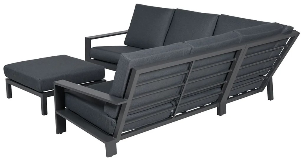 Garden Impressions Coba loungeset 4-delig - donker grijs