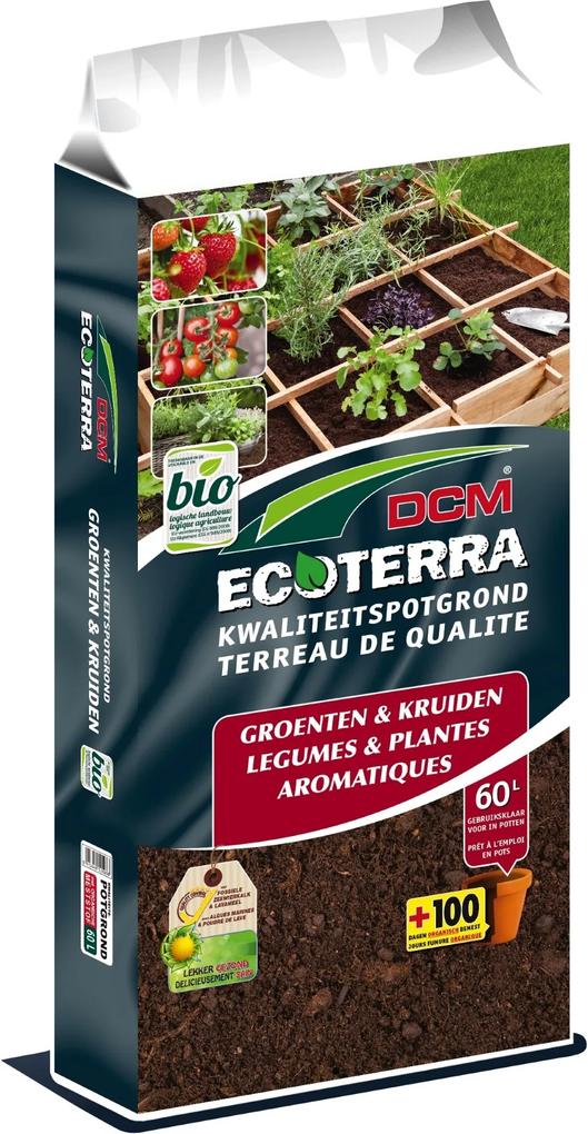 39 stuks! Potgrond groenten en kruiden Ecoterra 60 liter