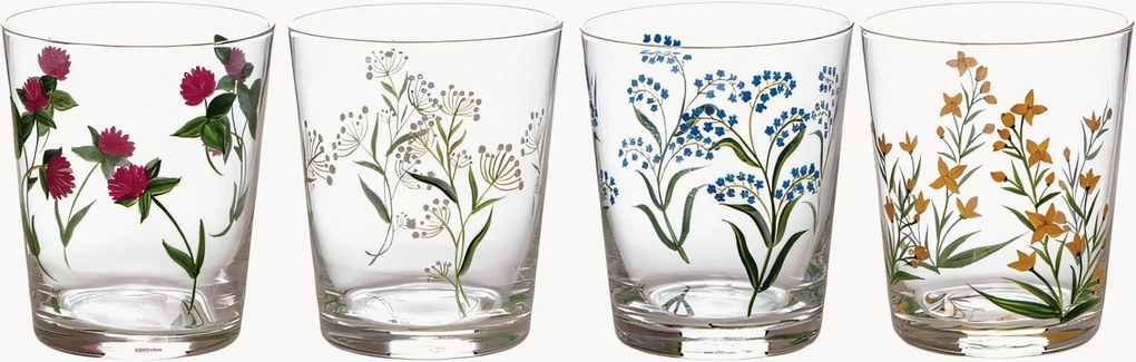 Tumblers Ancora più Flora, 4-delig