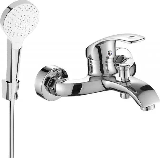 Mexen Fabia R05 badkraan met doucheset, chroom - 74653R05-00