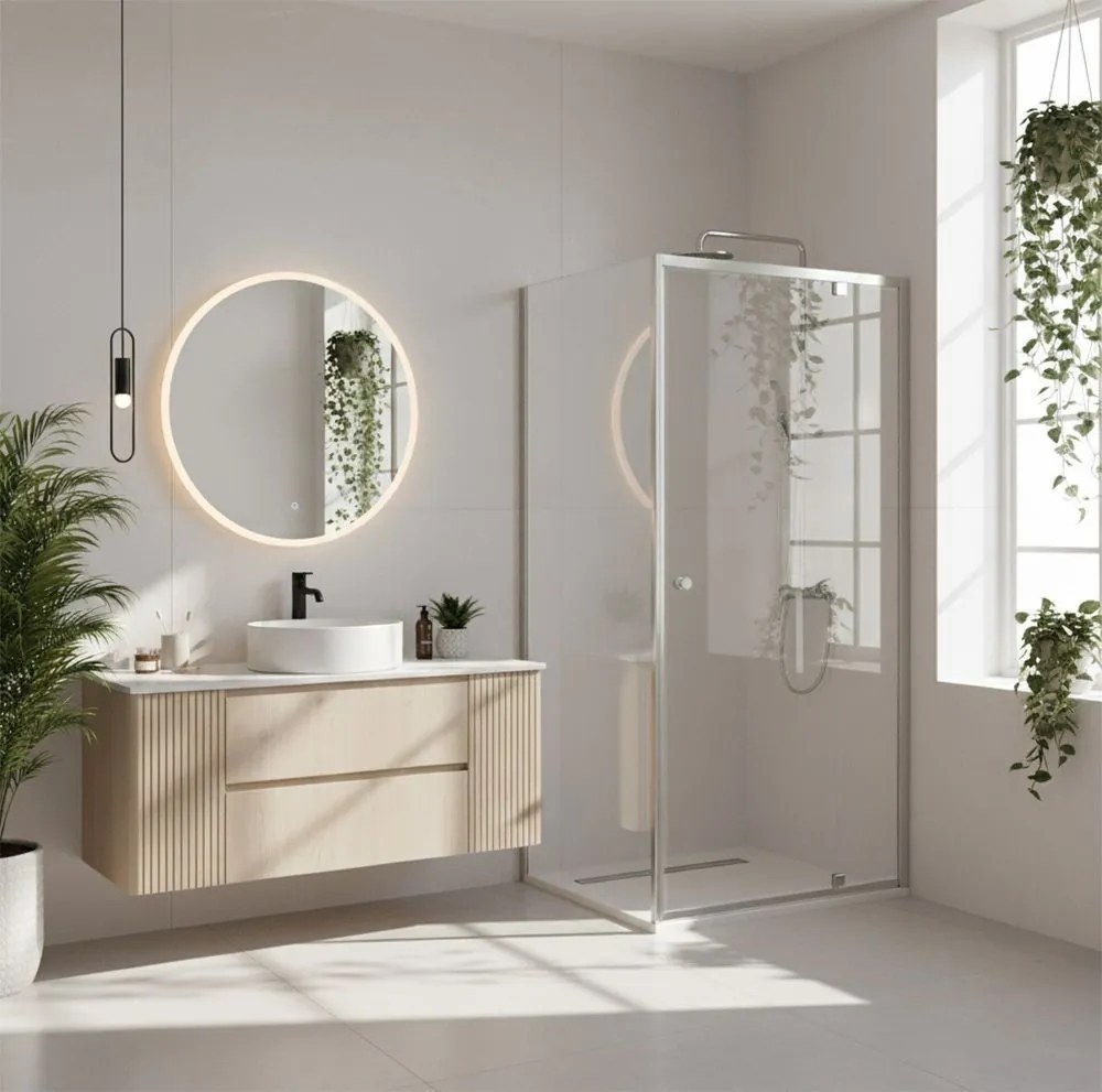 Douchecabine Rea Primo Swing 100x100 Chrome