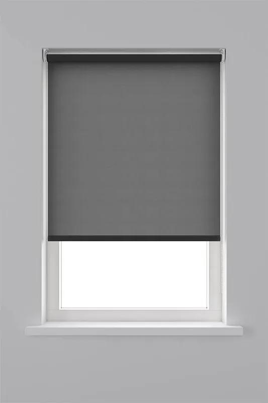 Decosol Rolgordijn Lichtdoorlatend - Zwart 210 x 190 cm