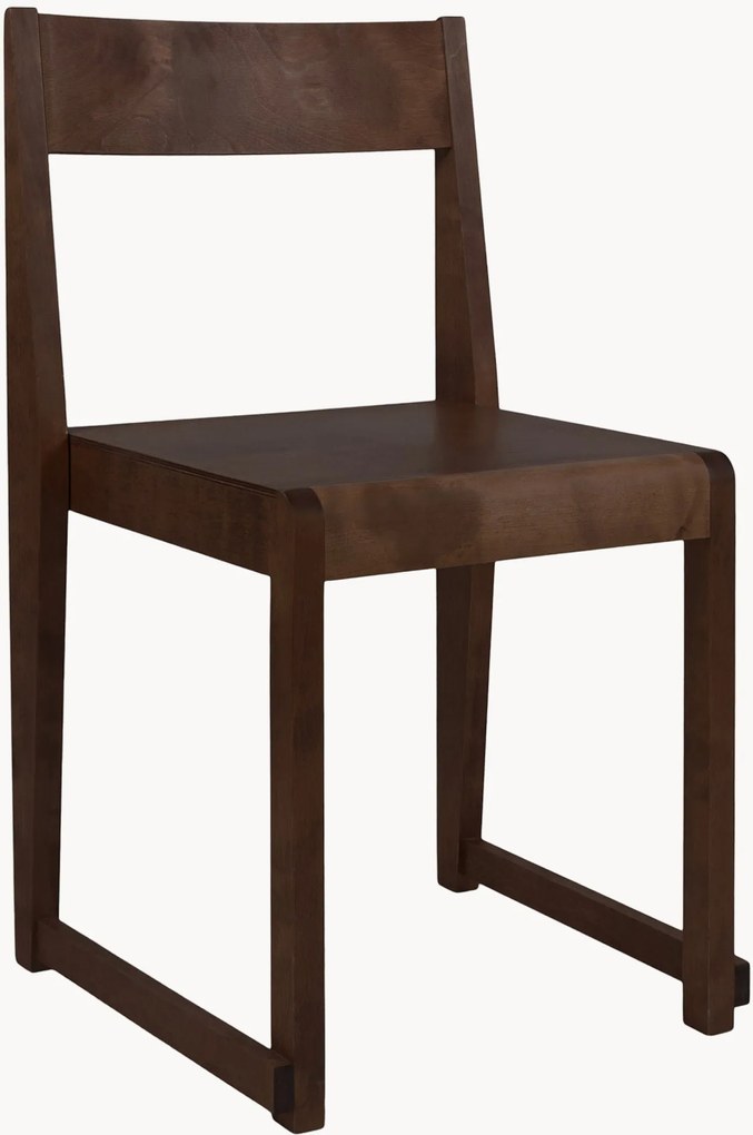 Eetkamerstoel 01 van berkenhout