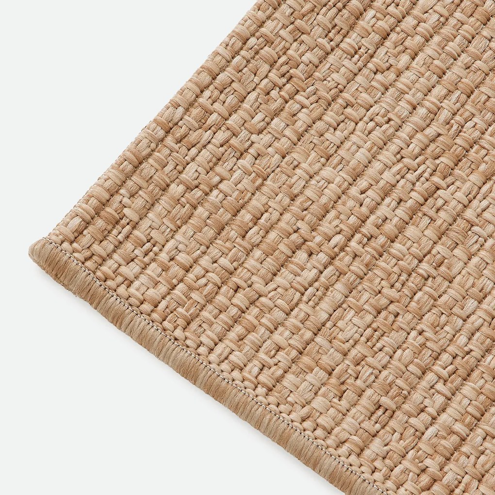 Vloerkleed met jute-effect voor binnen en buiten, ESSENY
