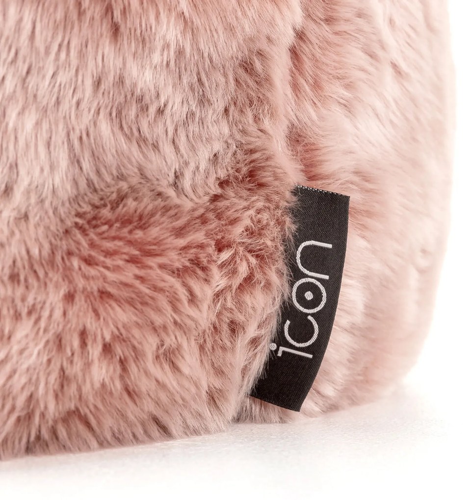 Cloudy Faux Fur Zitzak - Roze