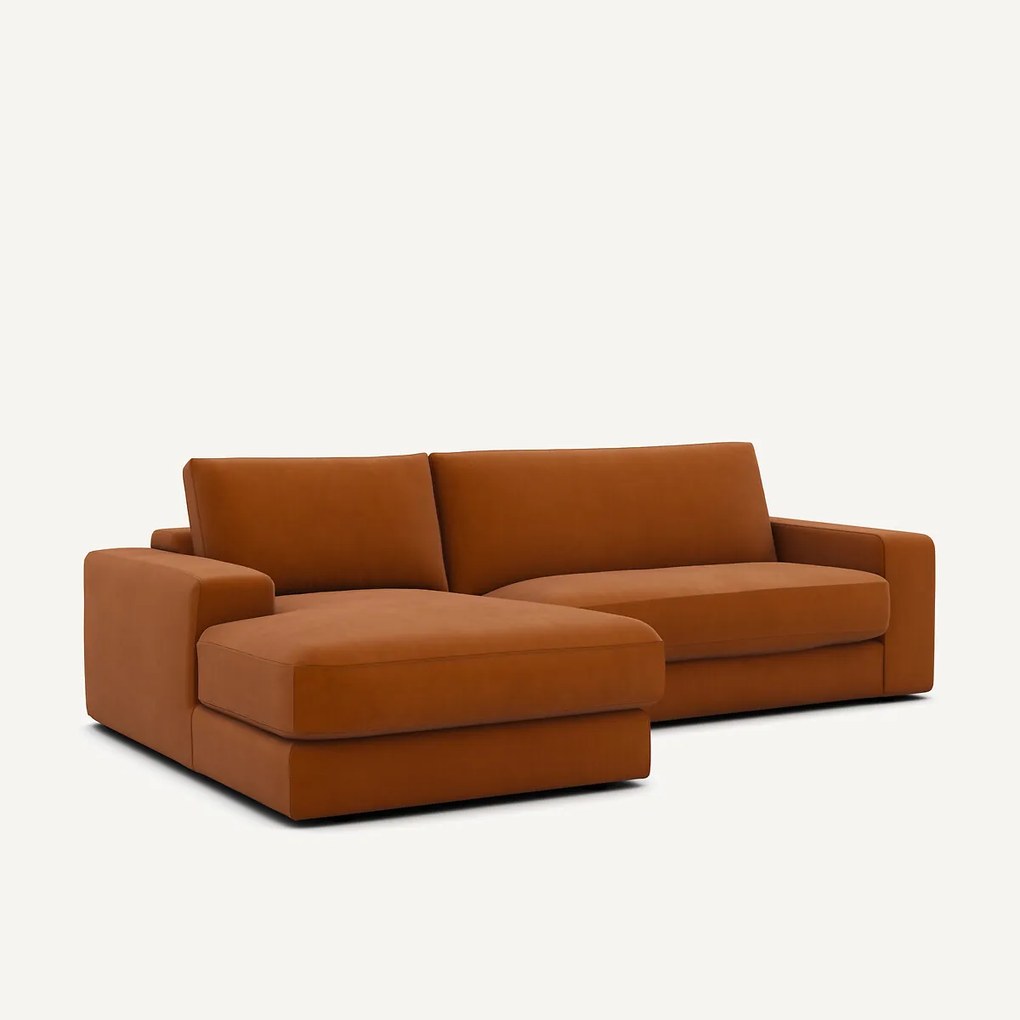 Linnen fluwelen hoekbank, SKANDER