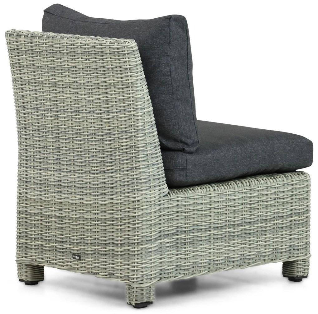 Loungeset 4 personen Wicker Grijs Garden Collections Lusso/Comodo