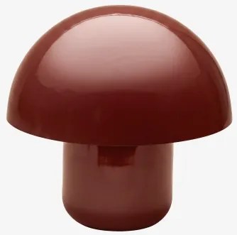 Zyora Tafellamp ↑30 Cm Van Ijzer Wijn Rood - Sklum
