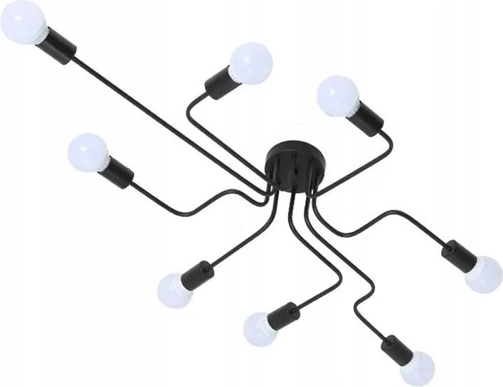 Agaro 8 spider plafond/wandlamp