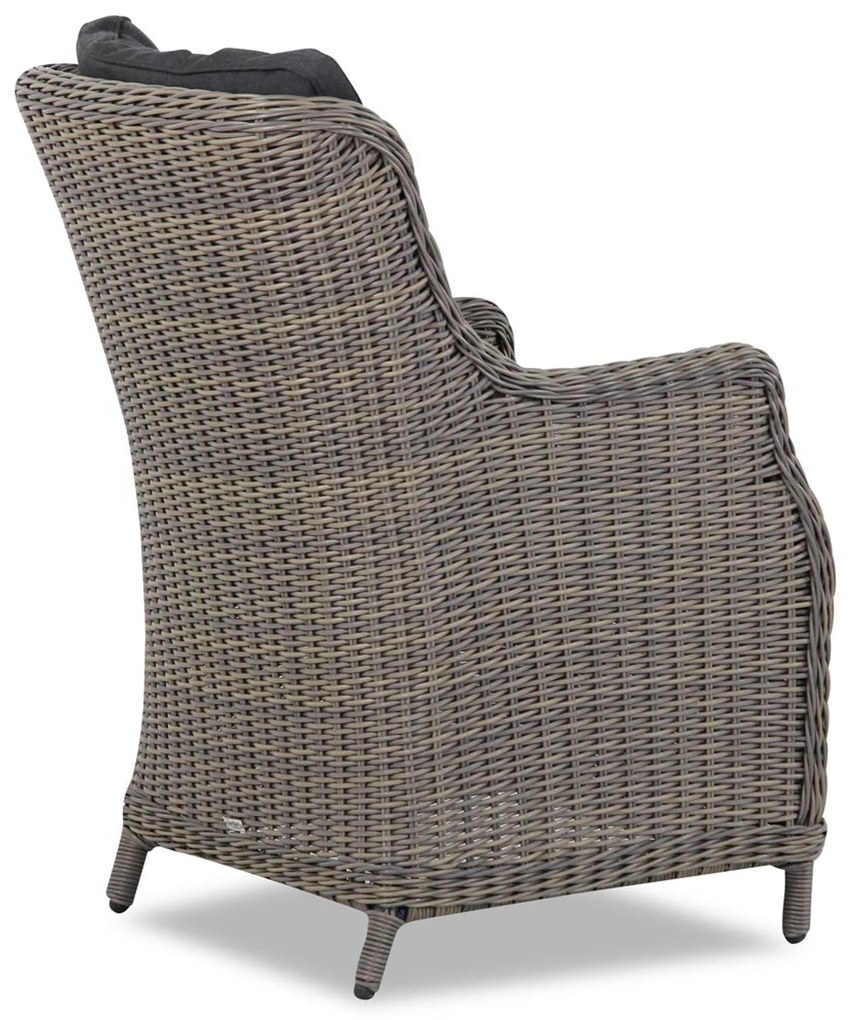 Tuinset 4 personen 180 cm Wicker Taupe Garden Collections Buckingham/Bristol