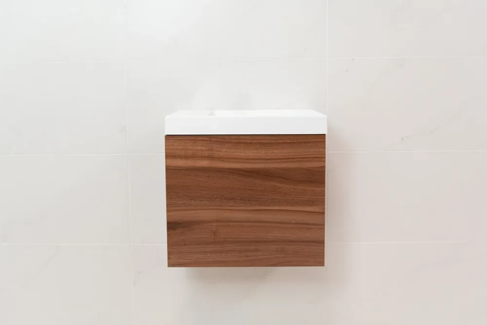 Sanigoods Minimo fontein onderkast 40cm walnut