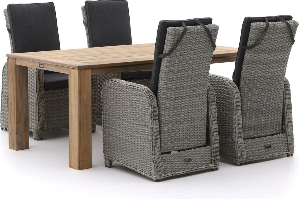Diningset Intenso  | 4 personen | Tuinset teakhout | 5-delig | Kees Smit Tuinmeubelen