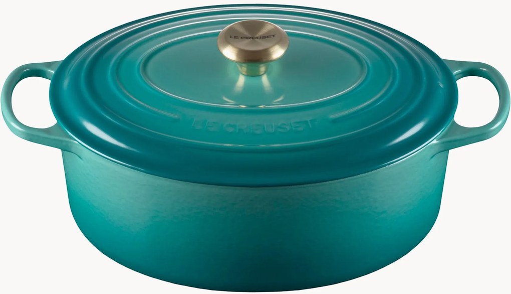 Ovale stoofpan Signature Collection van gietijzer, in verschillende formaten