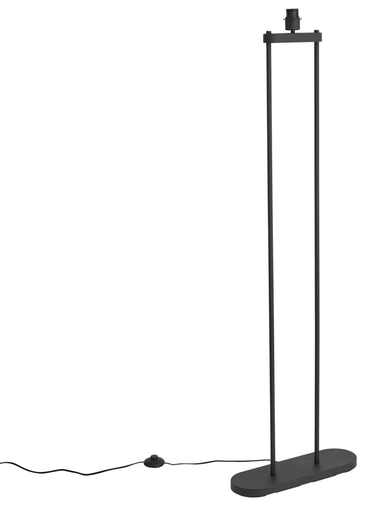 Moderne vloerlamp zwart - Thijmen