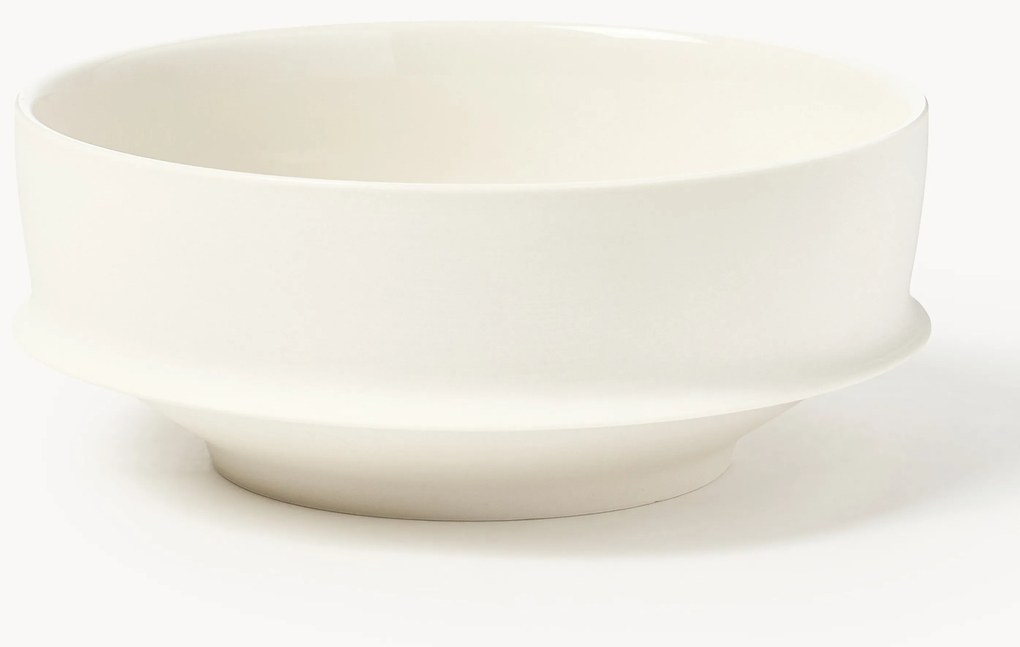 Porseleinen schalen Dune met reactief glazuur, 2 stuks