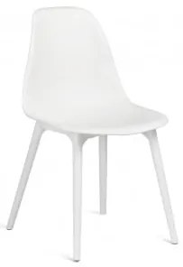 Verpakking Van 2 Scand Polypropyleen Eetkamerstoelen Wit - Sklum