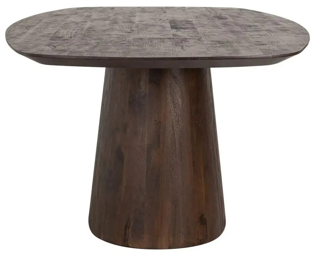 Richmond Interiors Alix Eettafel Donker Hout Deens Ovaal - 230 X 110cm.