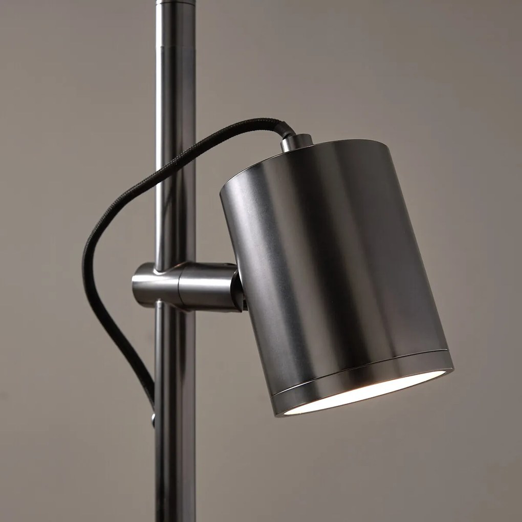 Staande lamp met 3 verstelbare grafiet spots, Girevole