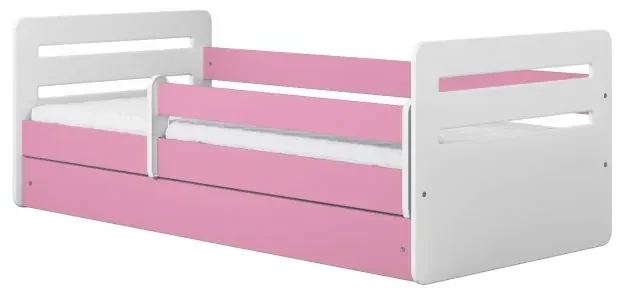 Peuter Roze Eenpersoonsbed Kami - Voor kinderen Kinderen Peuter Junior 5056231742054 Children's Beds Home, 160x80, Ja, Geen Children's Beds Home Meube