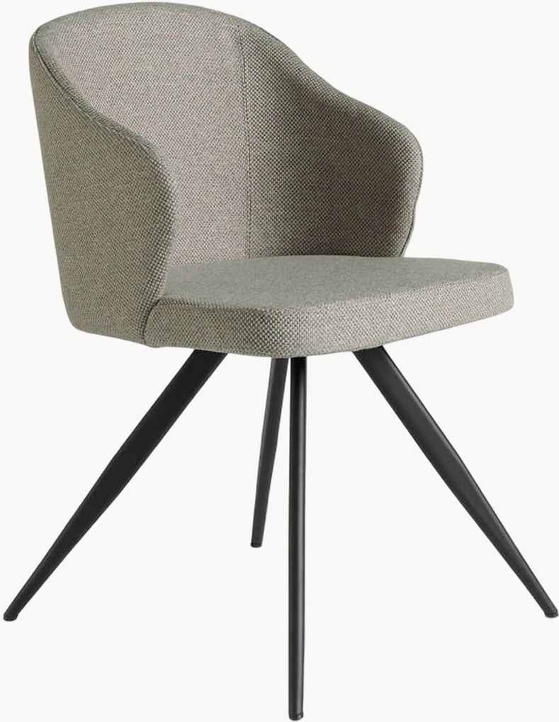 Gestoffeerde stoelen Clara met armleuningen, 4-delig