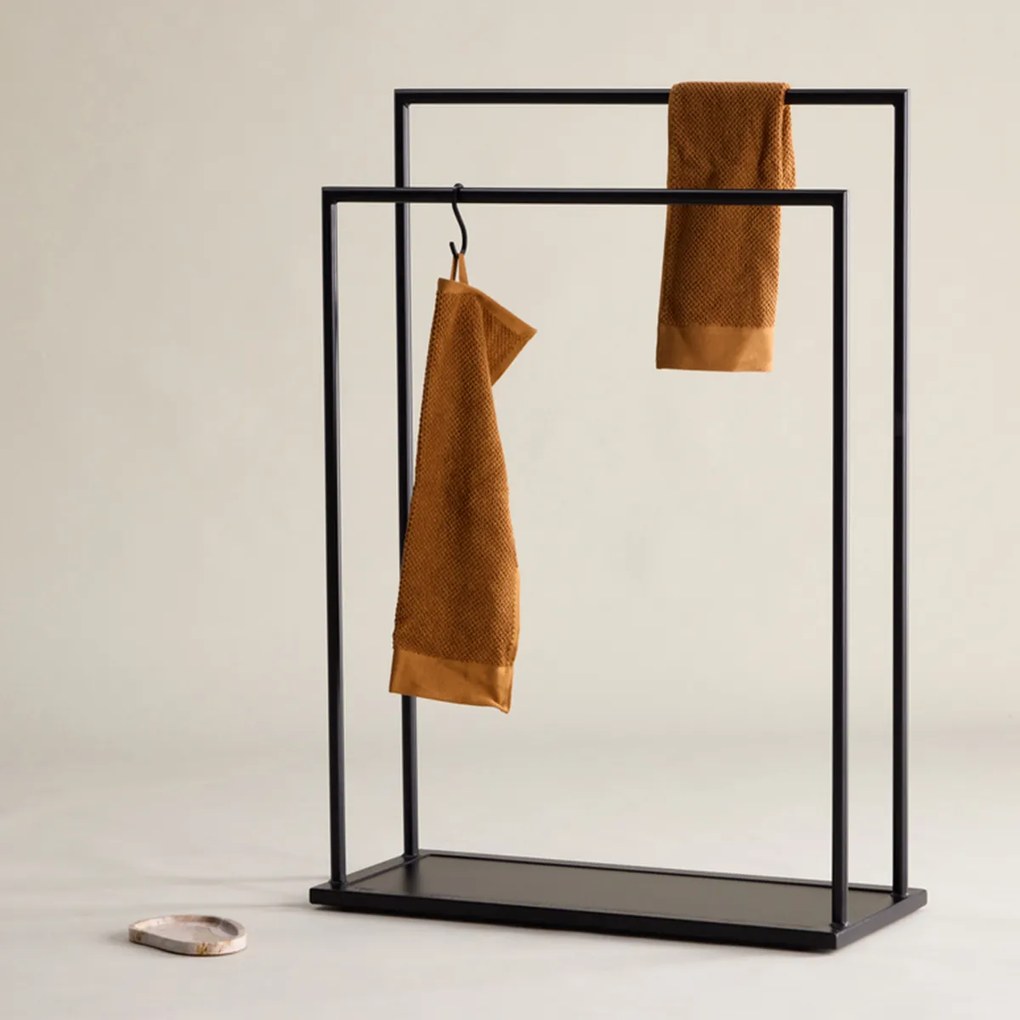 Dubbel Frame Kledingrek Zwart